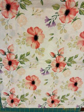 Magic Moon Floral Pastels apparel quilt print home decor fabric two (2) yd piece